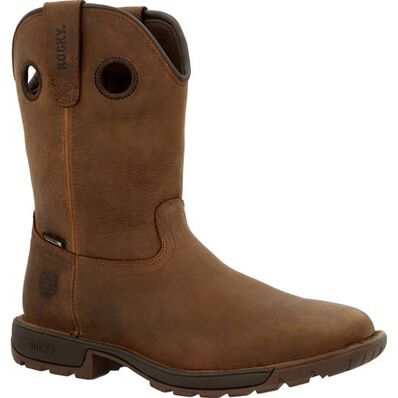 Rocky Legacy 32 Waterproof Brown Western Boot, , large