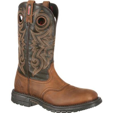 Rocky Original Ride Waterproof Western Saddle Boot, , large