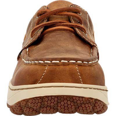 Composite toe outlet boat shoes