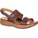4EurSole Sprightly Women's Brown Low Wedge Slingback Sandal, , large
