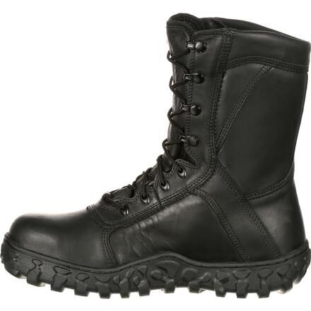 steel toe combat boots