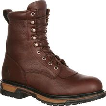 Rocky Original Ride Steel Toe Waterproof Lacer Western Boot