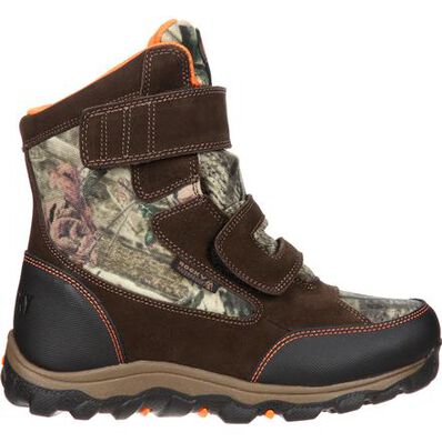 Rocky Kids' R.A.M. Waterproof Insulated Velcro Outdoor Boot, , large