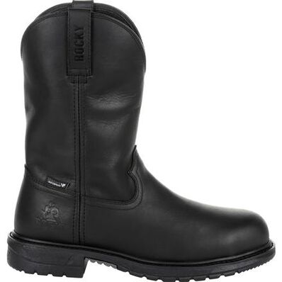 Rocky Original Ride FLX Steel Toe Waterproof Western Boot, , large