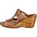 4EurSole Joyful Women's Brown Leather Slide, , large