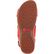 4EurSole Sprightly Women's Red Leather Low Wedge Slingback Sandal, , large