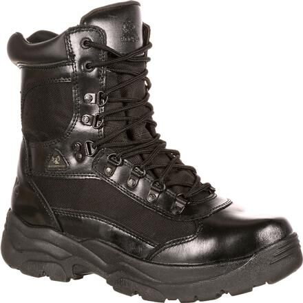 Rocky Fort Black Waterproof Public Service Boots FQ0002049