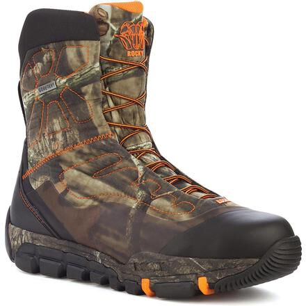 ROCKROOSTER Woodland Men's 8 inch Brown Work Boots