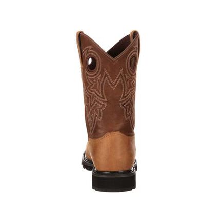 Rocky Farmstead Steel Toe Western Boot, , large