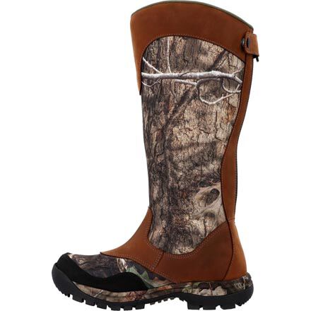 Hunting snake boots with zipper outlet