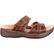 4EurSole Golden Day Women's Brown Leather Slide, , large