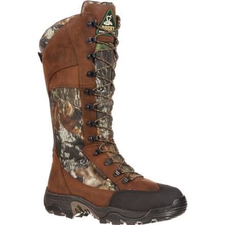 Side zip deals snake boots