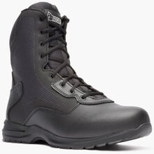 Rocky Cadet 8" Black Side Zip Public Service Boot