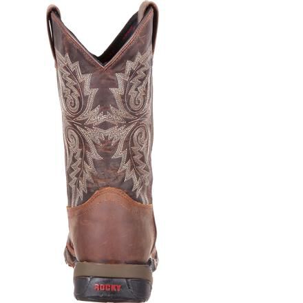 Rocky Aztec Men s Comfortable Waterproof Brown Western Boot