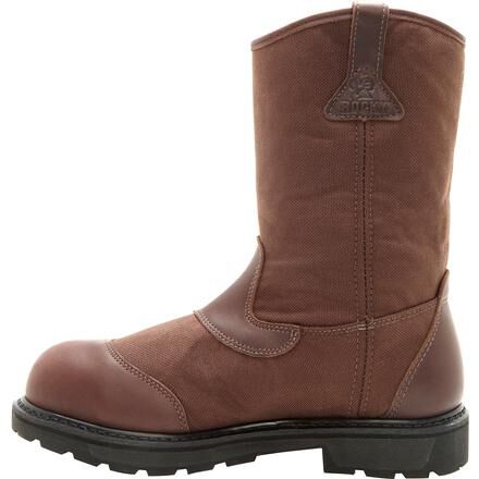 Men s Work Boots Rocky Steel Toe Waterproof Wellington Work Boot Style 6415
