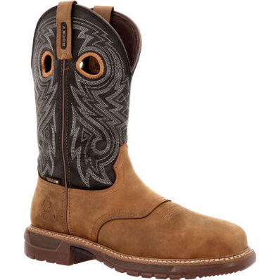 Rocky Original Ride FLX Waterproof Composite Toe Western Boot, , large