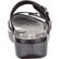 4EurSole Golden Day Women's Black Leather Slide, , large