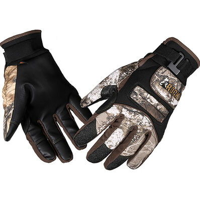 Firm Grip Gloves GEL Pro Large Knuckle Strap Leather Palm