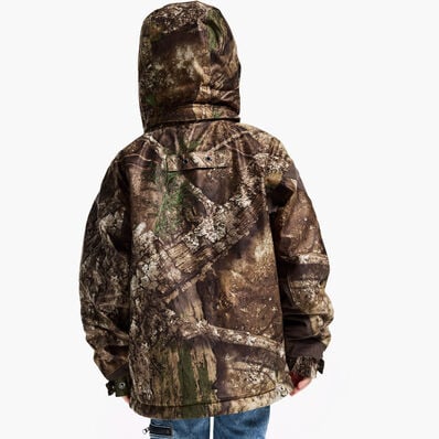 Rocky Junior ProHunter Waterproof Insulated Hooded Jacket, REALTREE APX, large