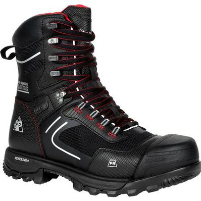Rocky XO-Toe Composite Toe PR Waterproof 8" Side Zip Work Boot, , large