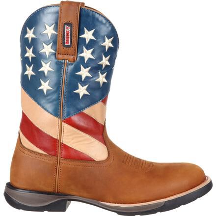 American flag clearance western boots