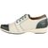 4EurSole Rococo Women's Blue and Cream Low Wedge Lacer Shoe, , large