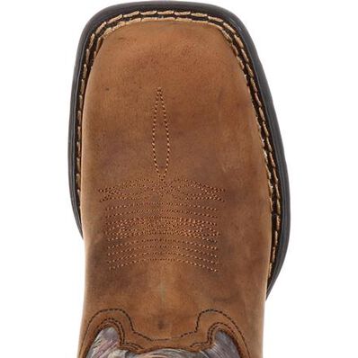 Rocky LT Little Kids' Waterproof Camo Western Boot, , large