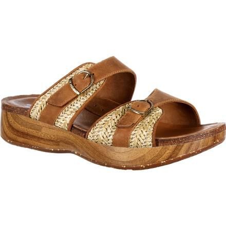 Rocky 4EurSole Golden Day Women s Comfort Tan Slide Shoe