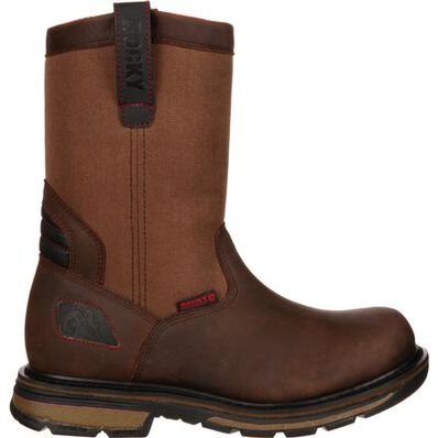 Rocky Hauler Waterproof Pull-On Work Boot, , large