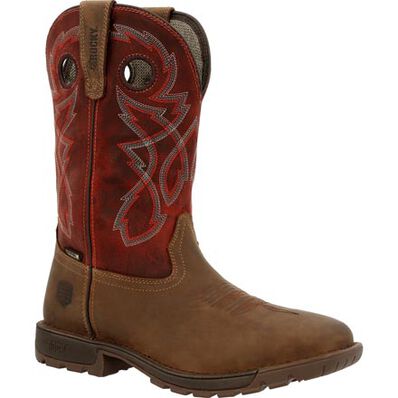 Rocky Legacy 32 Steel Toe Waterproof Western Boot, , large