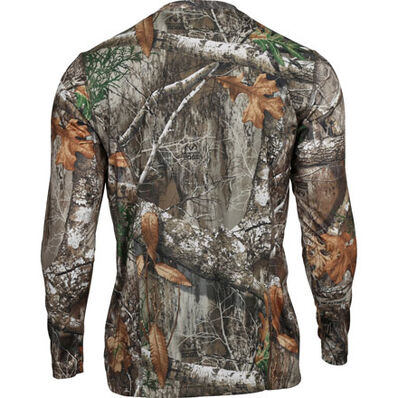 Rocky Camo Long-Sleeve Performance Tee Shirt, Realtree Edge, large