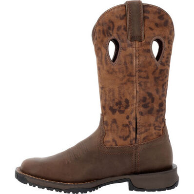 Rocky Women's Rosemary Pull-On Western Boot, , large