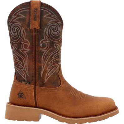 Rocky MonoCrepe 12” Waterproof Western Boot, , large