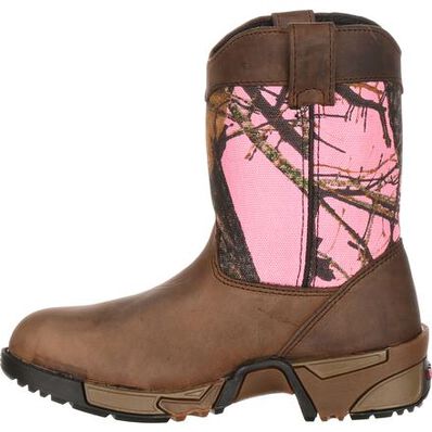 Rocky Little Kid Aztec Pull-On Wellington Boot, , large