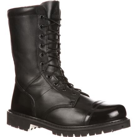 【激安通販 オンラインショップ】日用品 Side Men's - Boots Service Public Rocky Zipper Boots Jump 靴