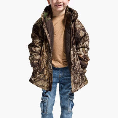 Rocky Junior ProHunter Waterproof Insulated Hooded Jacket, REALTREE APX, large
