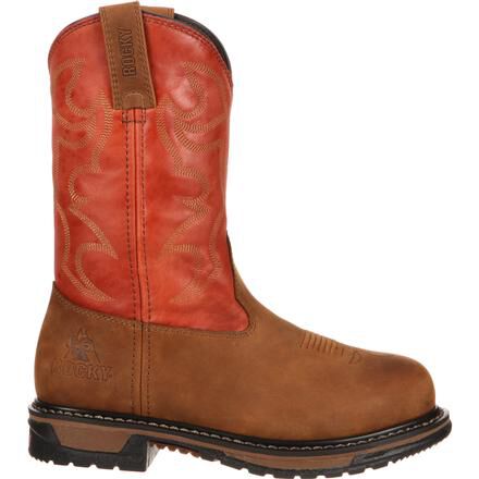 Rocky Women s Original Ride Steel Toe Western Work Boot