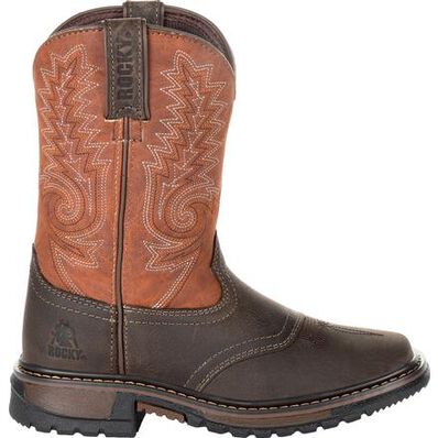 Rocky Big Kids' Ride FLX Western Boot, , large