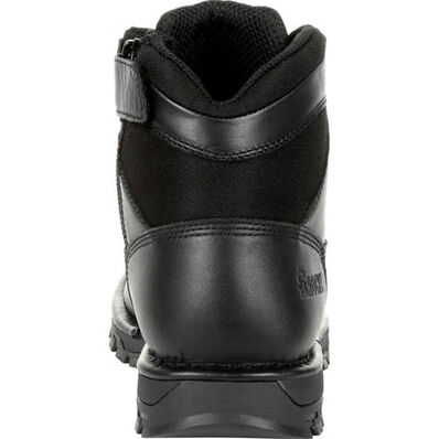 Rocky Women's Portland 6" Black Side Zip Waterproof Public Service Boot, , large