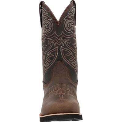 Rocky MonoCrepe 12” Steel Toe Western Boot, , large