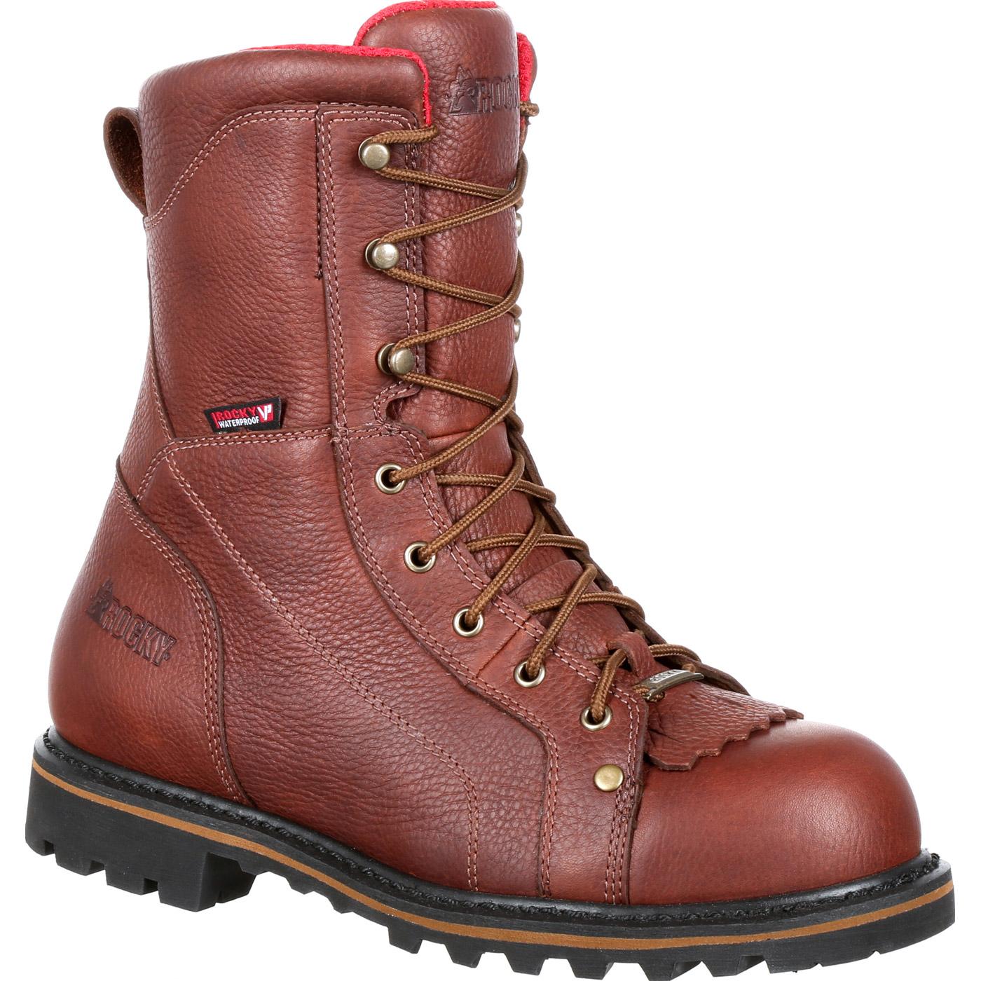 rocky work boots steel toe