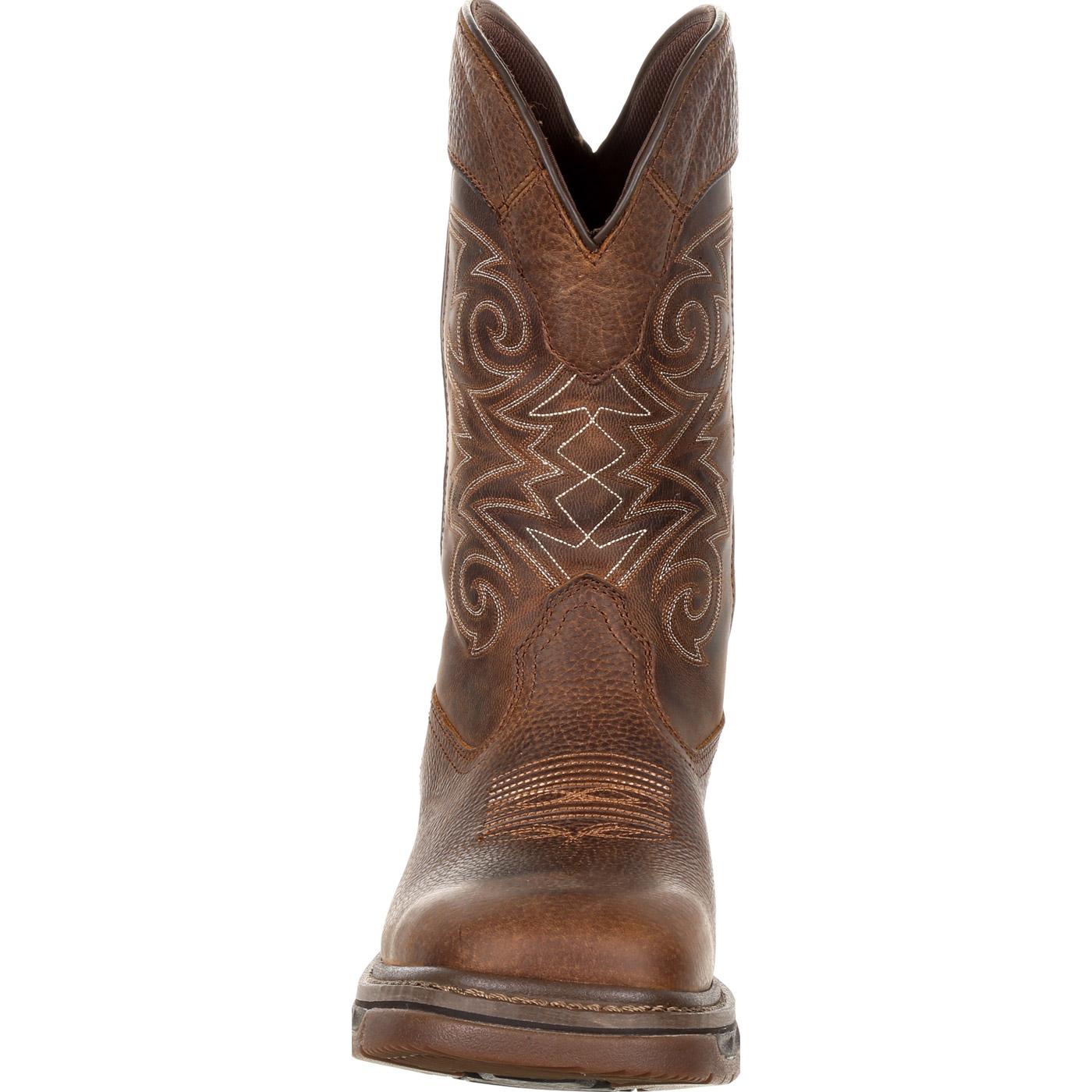 rocky iron skull composite toe waterproof western boot