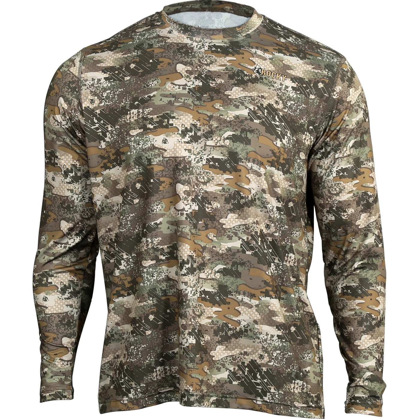 Rocky Venator Camo Men's Long Sleeve Performance Tee Shirt, #HW00215