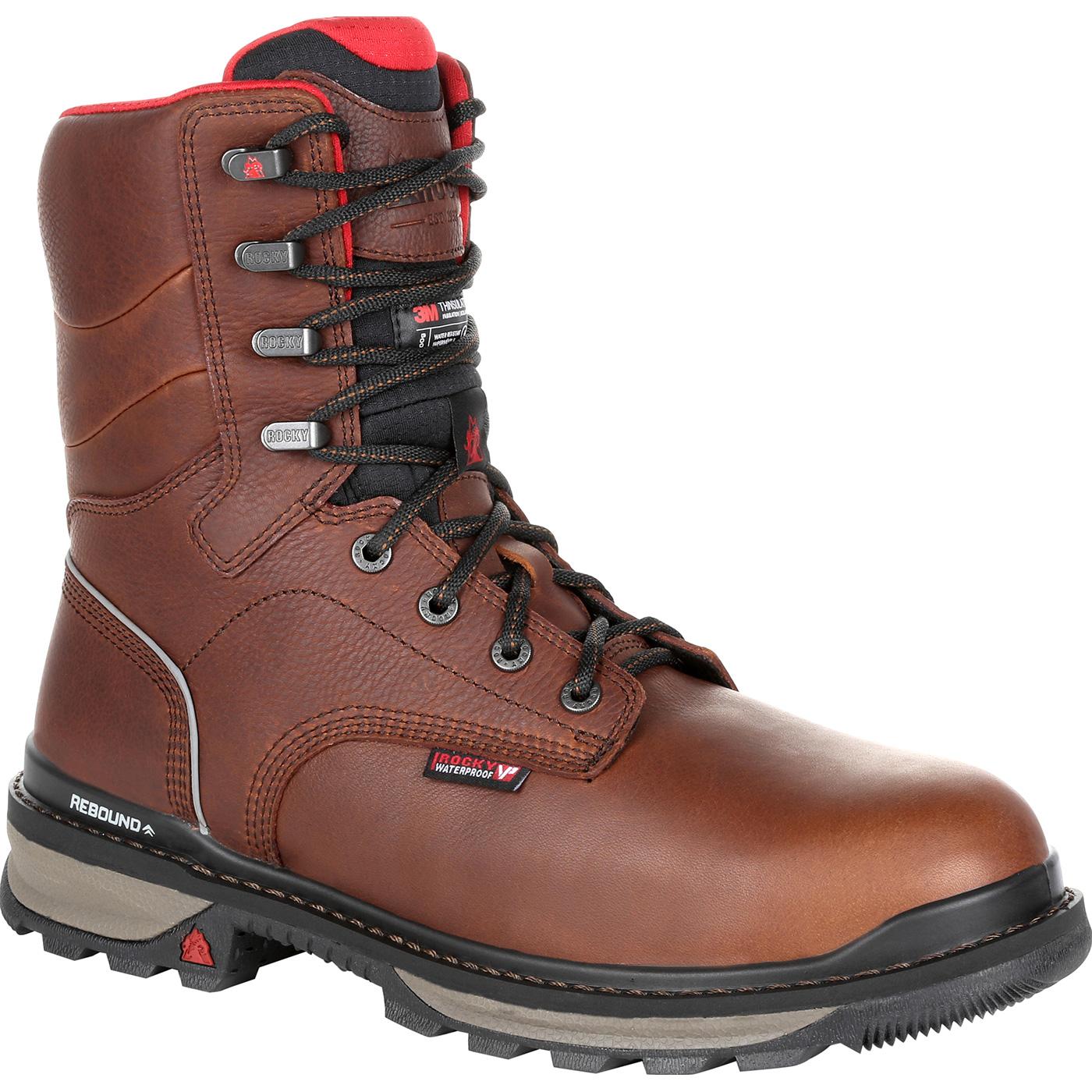 Rocky Rams Horn: Composite Toe Waterproof 800G Insulated Work Boot, RKK0284