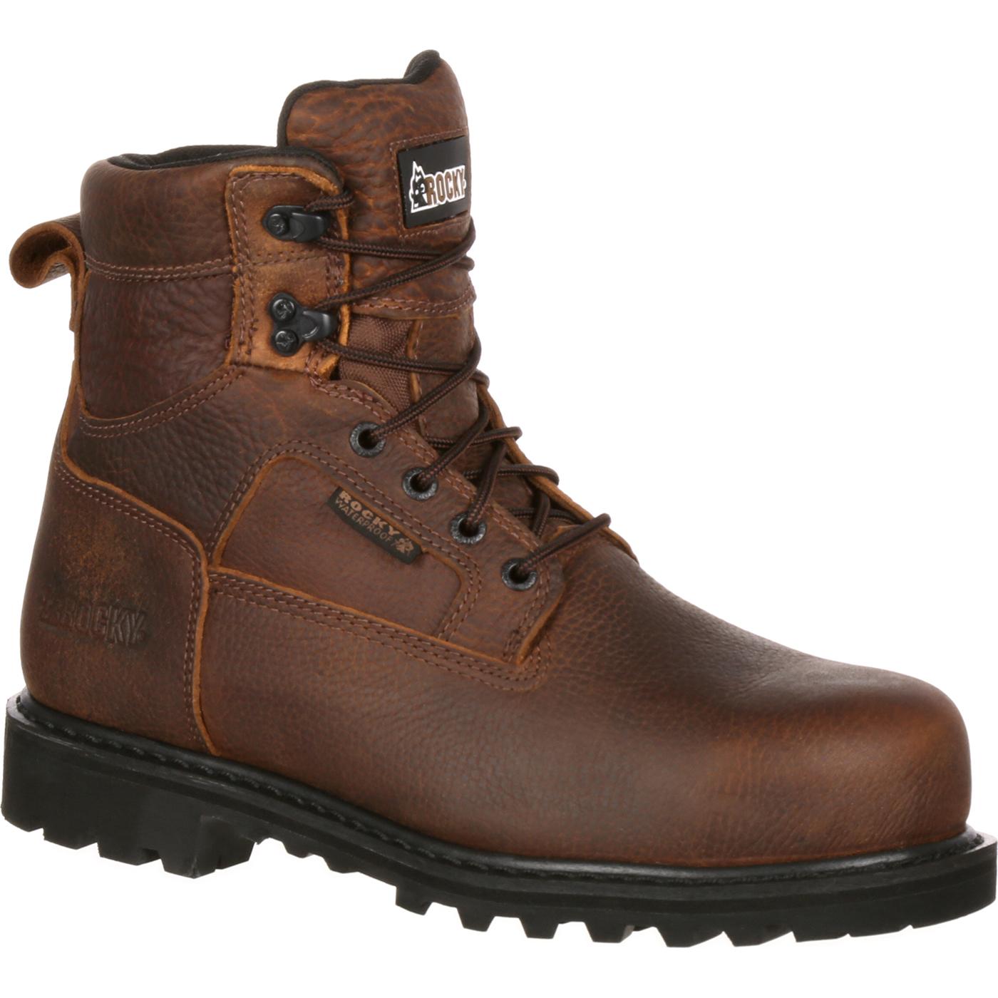 Rocky Men s Waterproof Steel Toe Work Boots 6987
