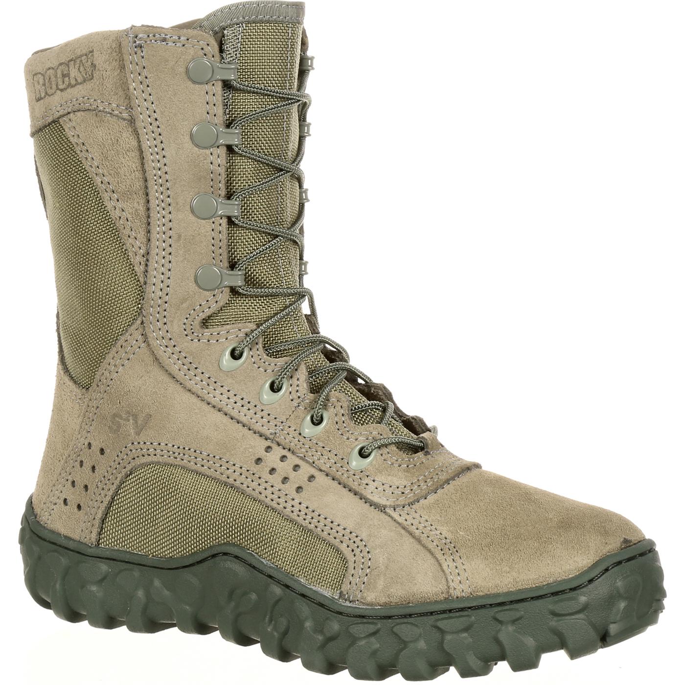 Rocky Boot S2V Sage Green Military Boot, style #FQ0000103
