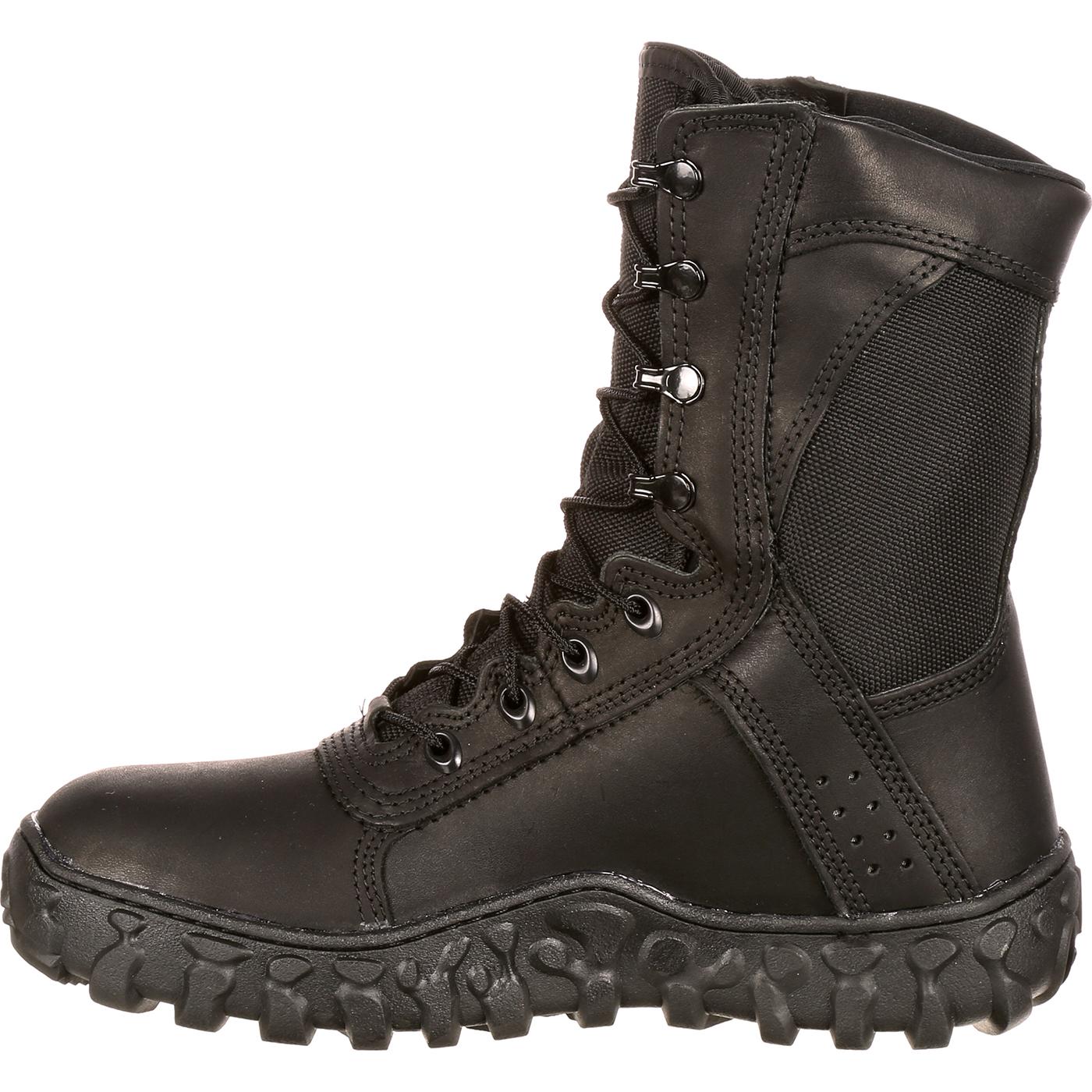 Rocky S2V American-Made Black Military Boots, FQ0000102