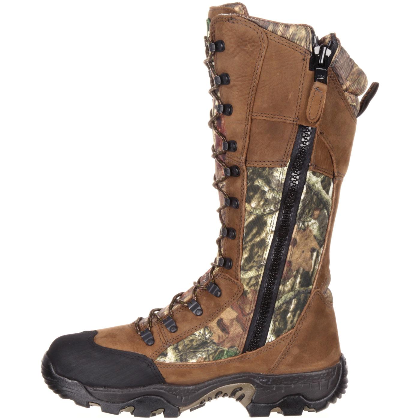 waterproof snake boots with zipper