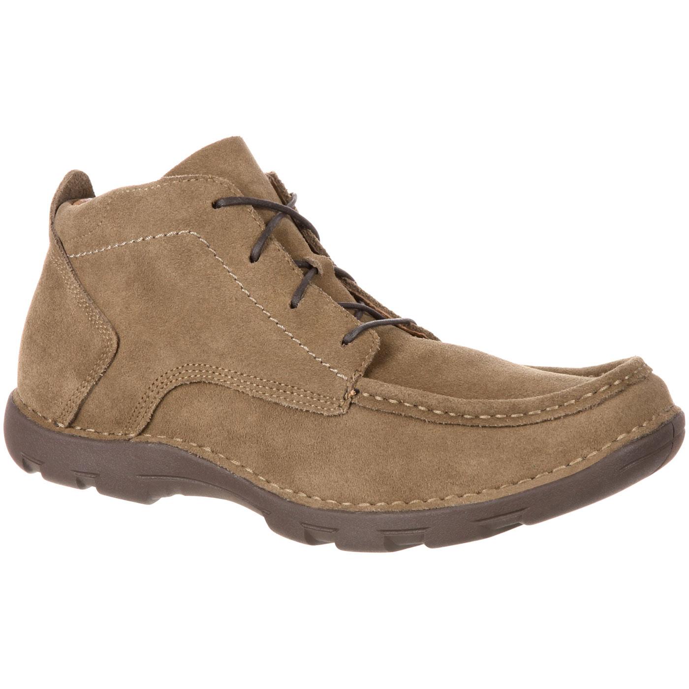 Rocky Cruiser Casual: Men's Brown Leather Western Chukka Boot