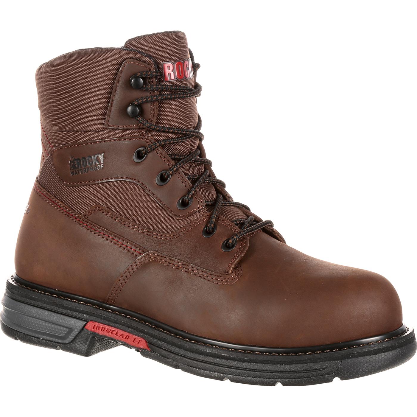 Rocky Ironclad LT: Men's Steel Toe Waterproof Work Boots